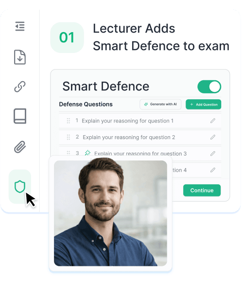 המרצה מוסיף את "Smart Defense"